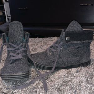 Grey booties